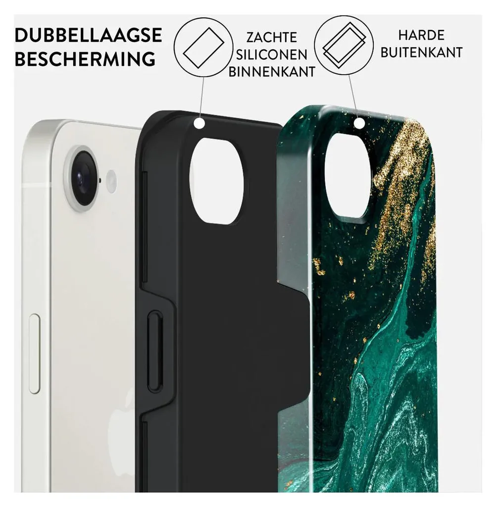 Coque Apple iPhone 16e Burga Tough Emerald Pool - Protection Rigide - 2