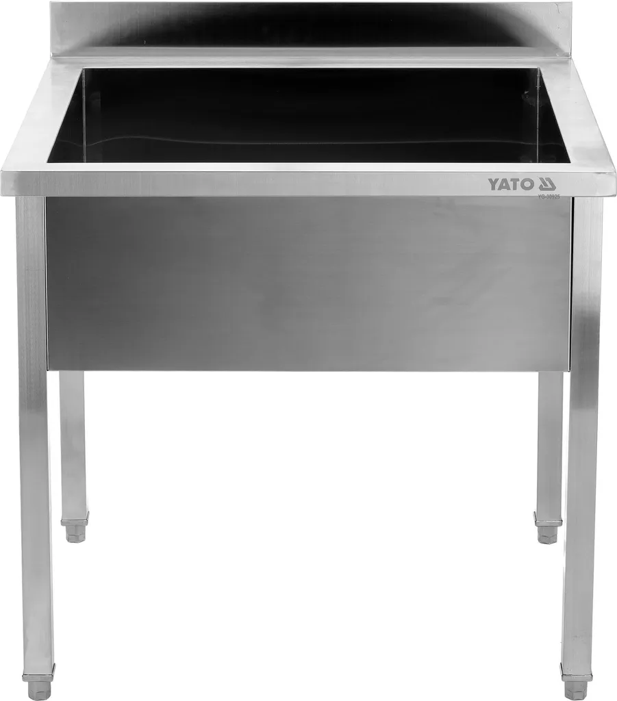 Table de travail avec évier inox 60x70 cm : finis la rouille et l'espace