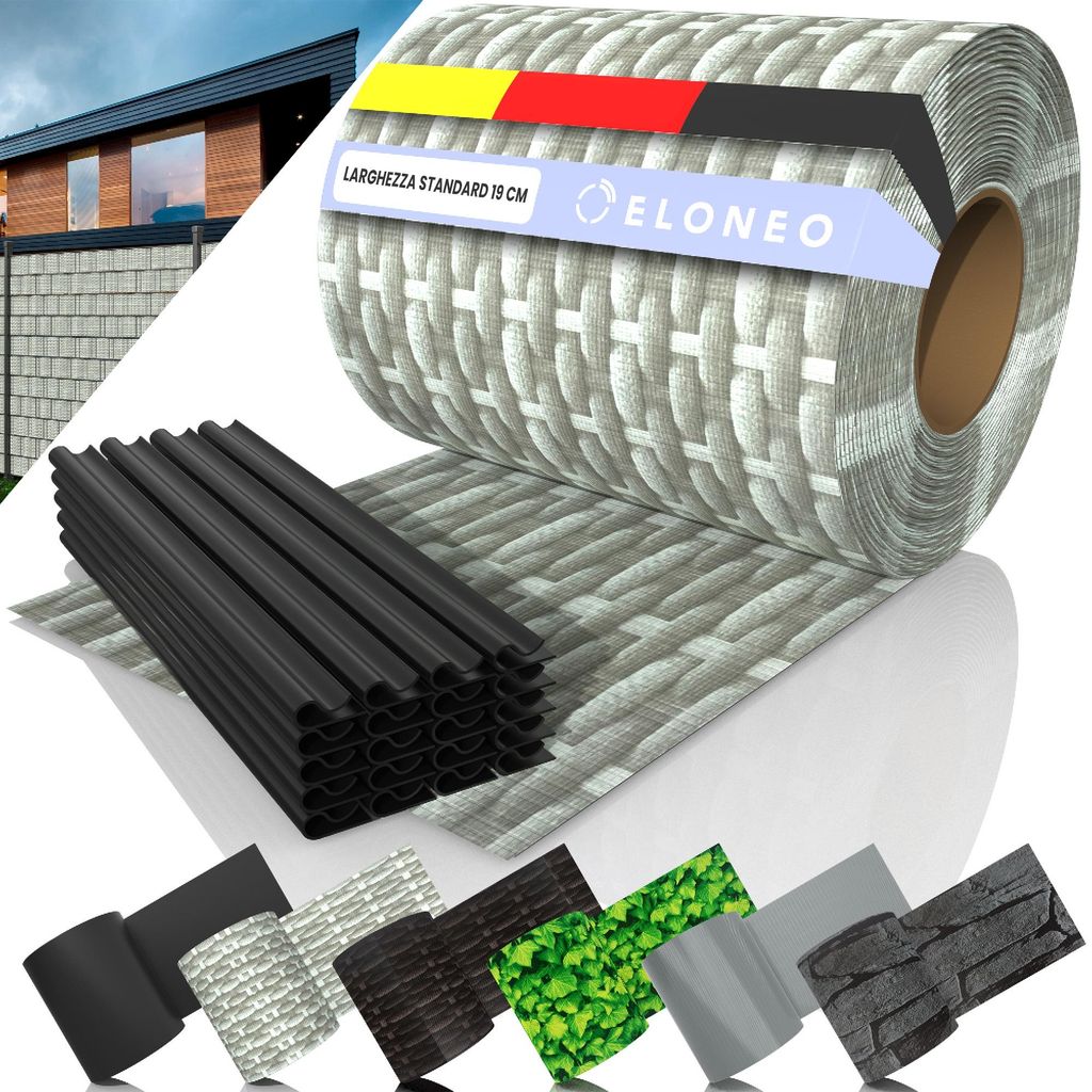 ELONEO Strisce di protezione in PVC per recinzioni a doppia Immagine del prodotto 
