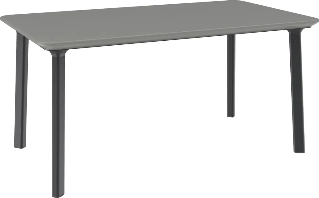 Tavolo da giardino in plastica Toomax ITALIA DINNING grafite