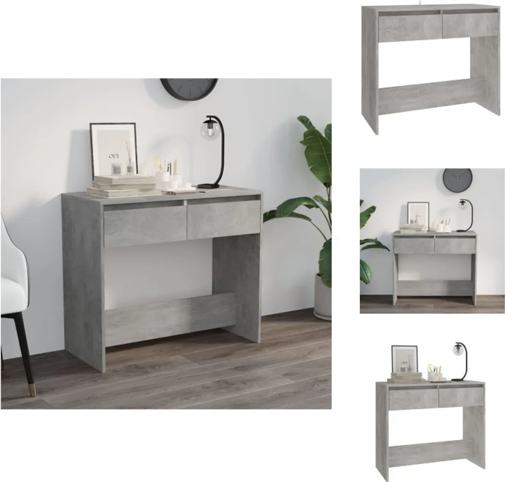 vidaXL Consolle Grigio Cemento: Arreda con Stile il Tuo Ingresso
