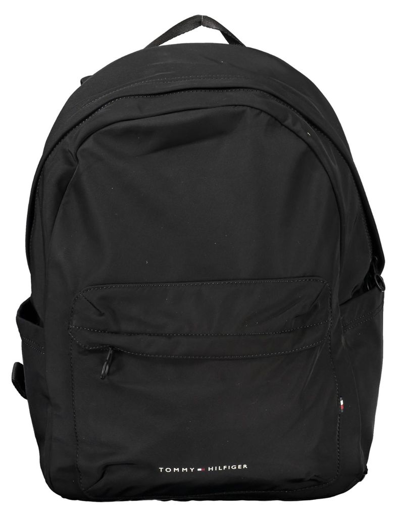 Herren-Rucksack Schwarz mit Laptop-Fach aus recyceltem Produktbild 