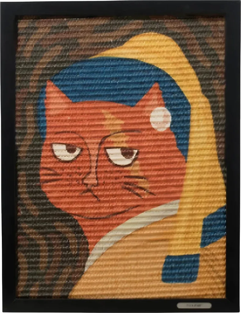 Stop griffures canapé avec le tapis griffoir sisal artistique chat
