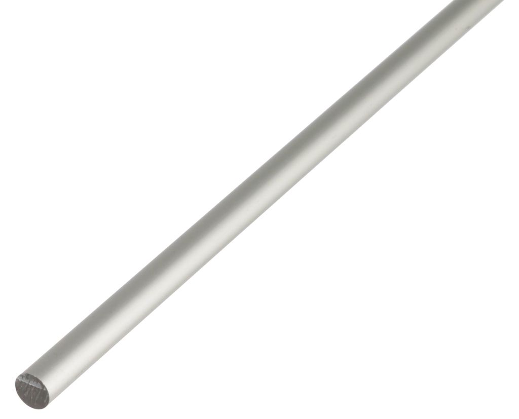 Alberts Rundstange | Aluminium, silberfarbig eloxiert | Produktbild 