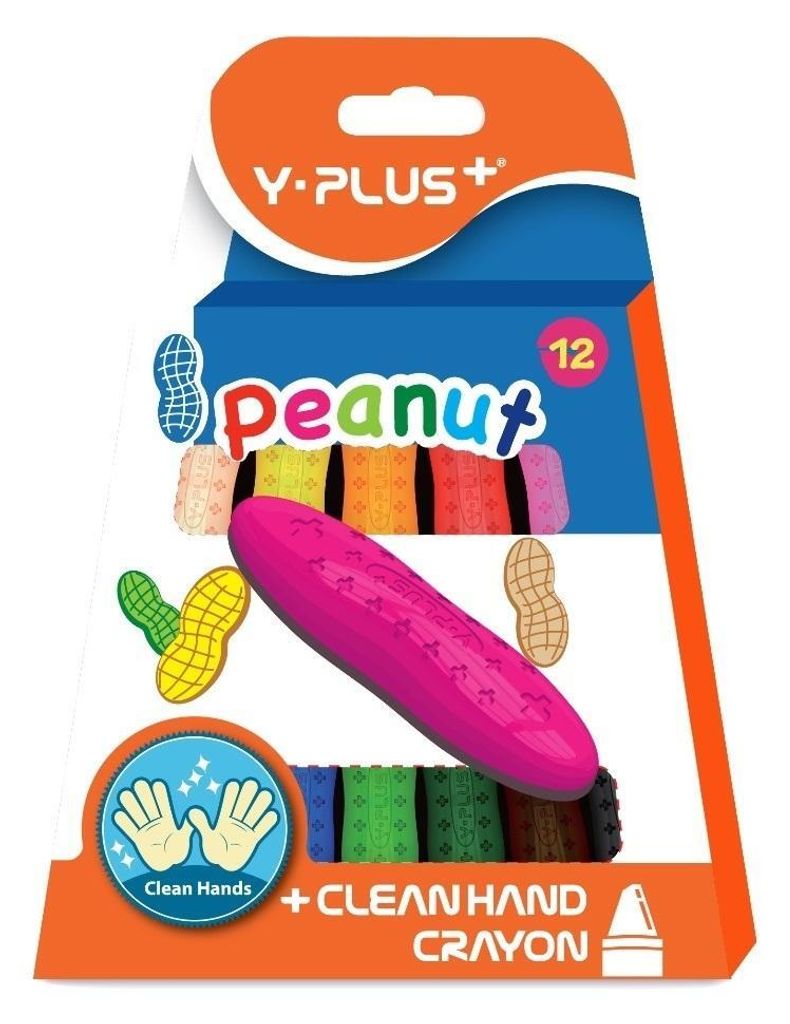 Crayons à bougie cacahuètes 12 couleurs Image du produit 