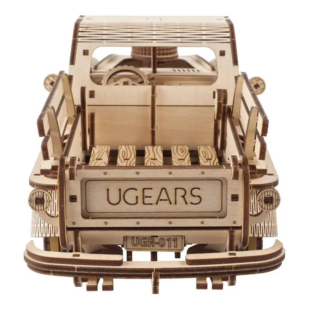 Casse-tête mécanique en bois pour adultes Ugears Camion Pick-up