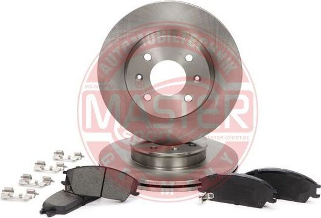 MASTER-SPORT 201901160 Bremsensatz, Scheibenbremse Vorderachse für HYUNDAI GETZ (TB)