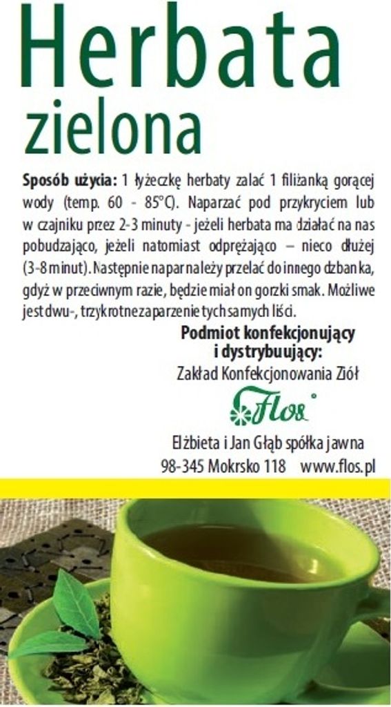 Grüner Tee 100g FLOS