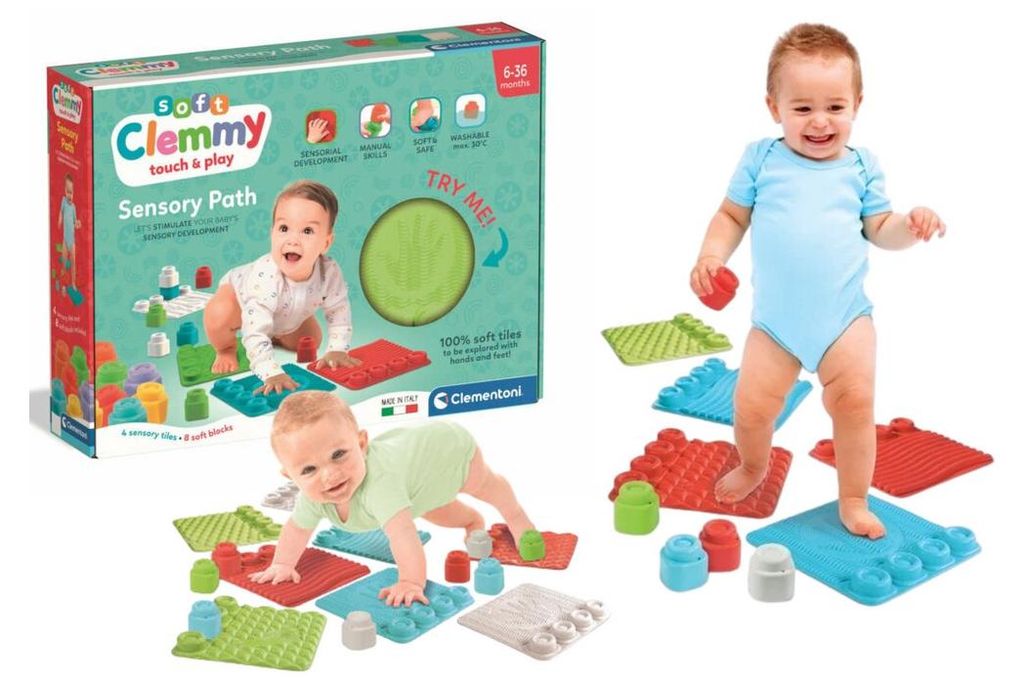 Clementoni 17352, Mata do zabaw dla niemowląt, Wielobarwny Zdjęcie produktu 