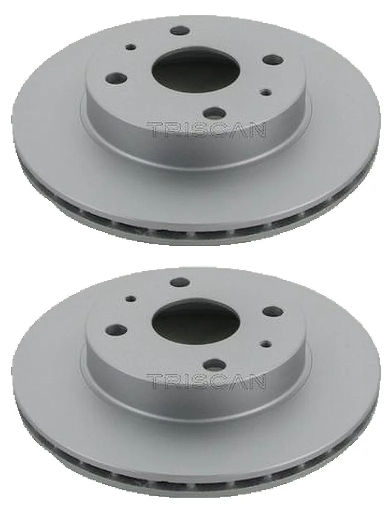 Disques de Frein Ventilés TRISCAN Haute Résistance Ø 234 mm en Acier OE