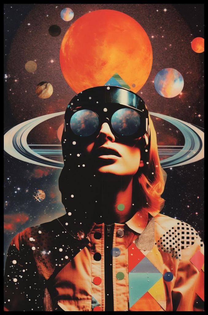 Plakat 53x81cm Kosmische Visionen