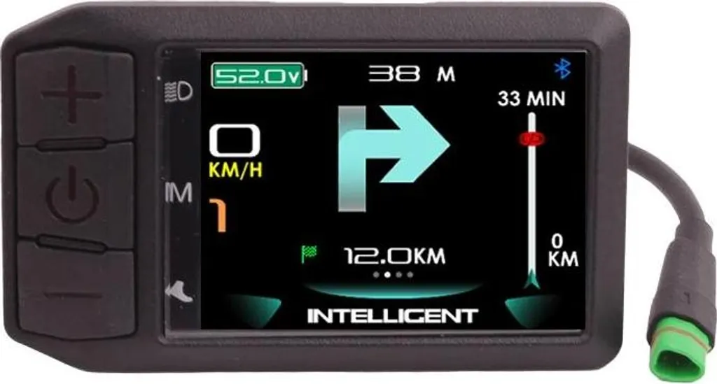 Compteur vélo électrique CAN 600C Bluetooth 5 broches triangle