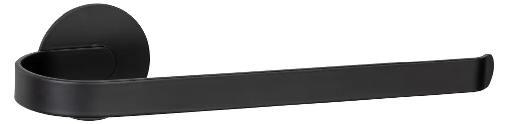 Porte-serviettes sans perçage Bivio noir mat, fixez sans abîmer le mur