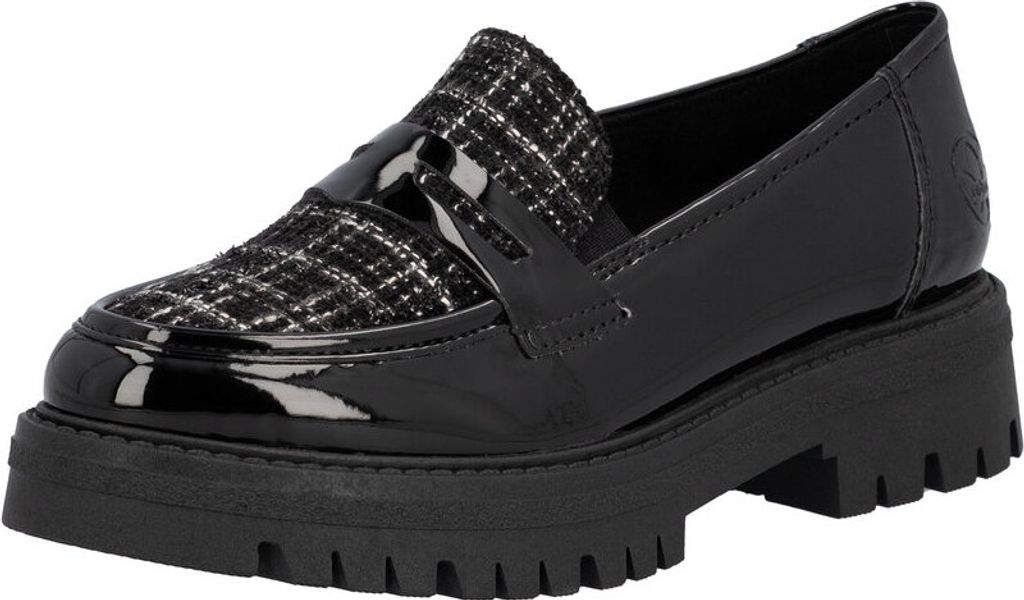 Rieker Loafer - Schwarz Kunstleder : Normal : 36 Größe: 36 Weite: Normal