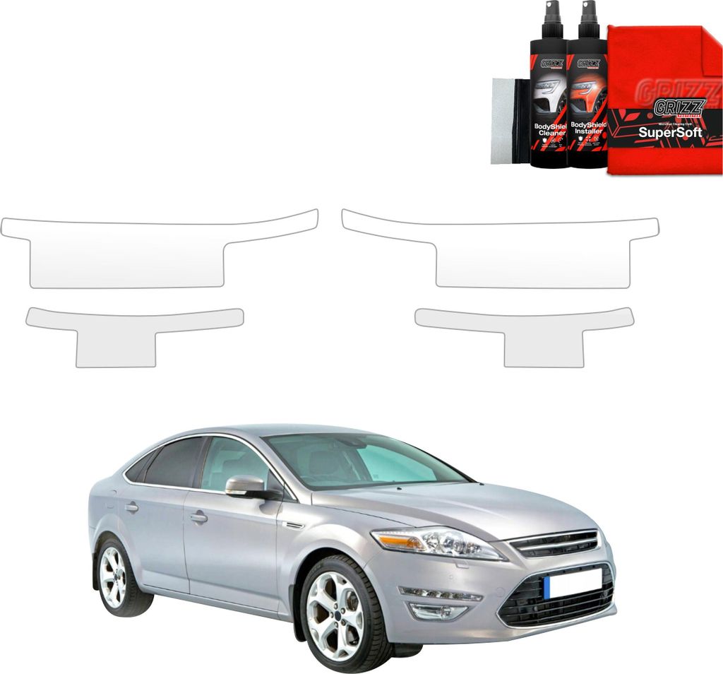 4in1 Schutzfolie für Schweller - Ford Mondeo Mk4 Sedan (2007-2014) Grizz Protector