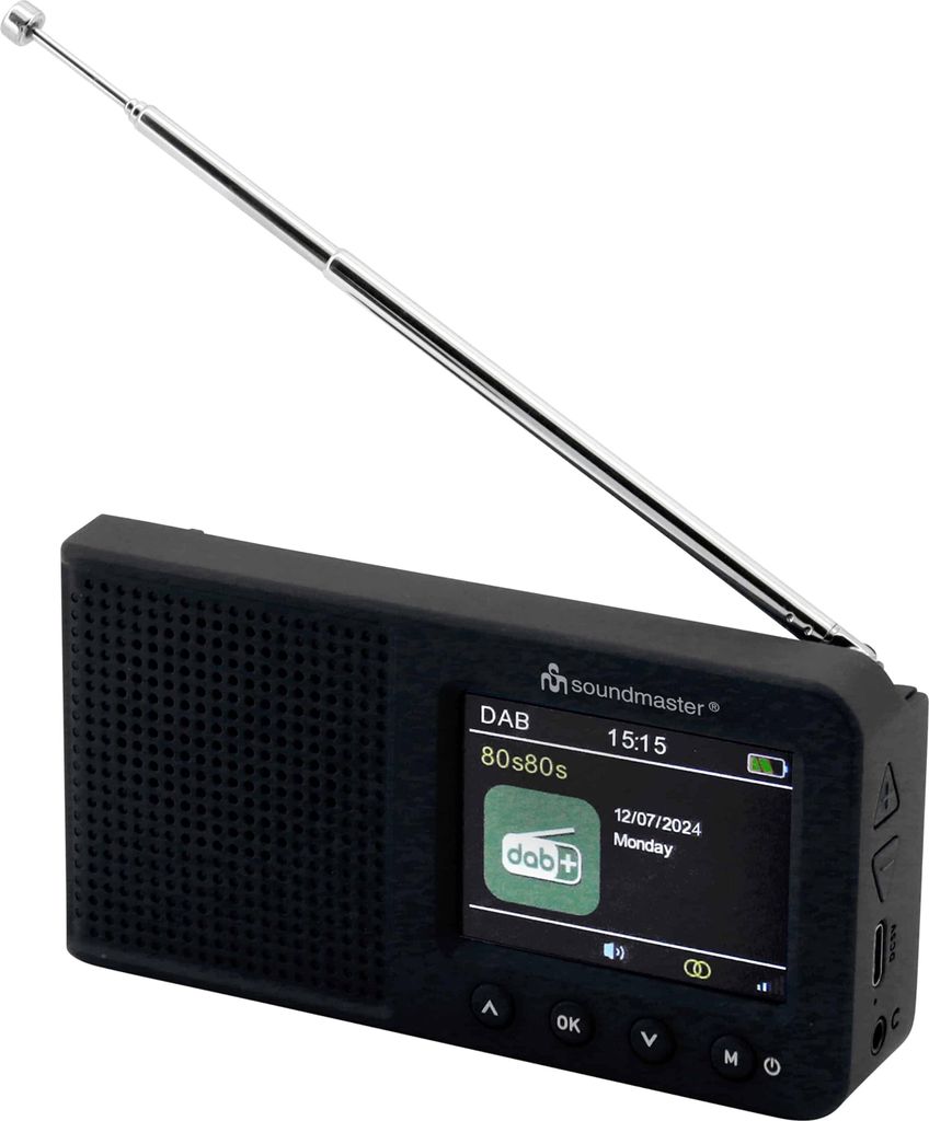 SOUNDMASTER DAB+/UKW-PLL Radio, DAB175SW, schwarz Produktbild 