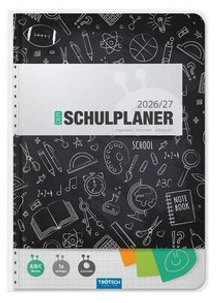 TRÖTSCH - Schulplaner Schwarz 26/27 Produktbild 