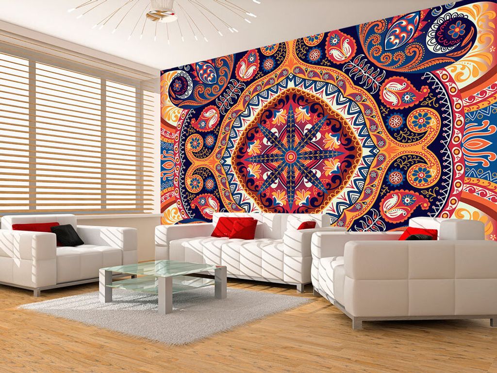 Vlies Fototapete 400x280 cm Tapeten Wandtapete XXL Ornament Orient f-A-0096-a-b