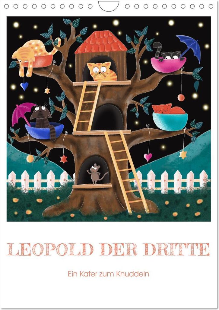 Leopold der Dritte - Ein Kater zum Knuddeln (Wandkalender 2026 DIN A4 hoch), CALVENDO Monatskalender