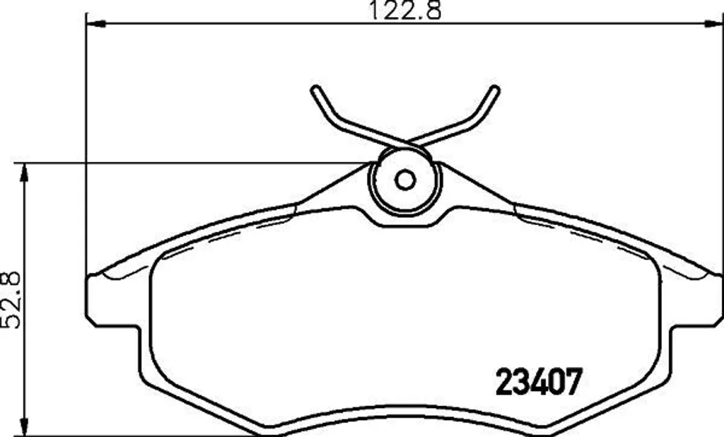 Plaquettes de frein à disque pour Citroën C2 et C3 I, modèle HELLA