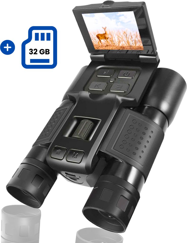 Zoomble® Digitales Fernglas mit Kamera 12x32 – Foto & Video Produktbild 
