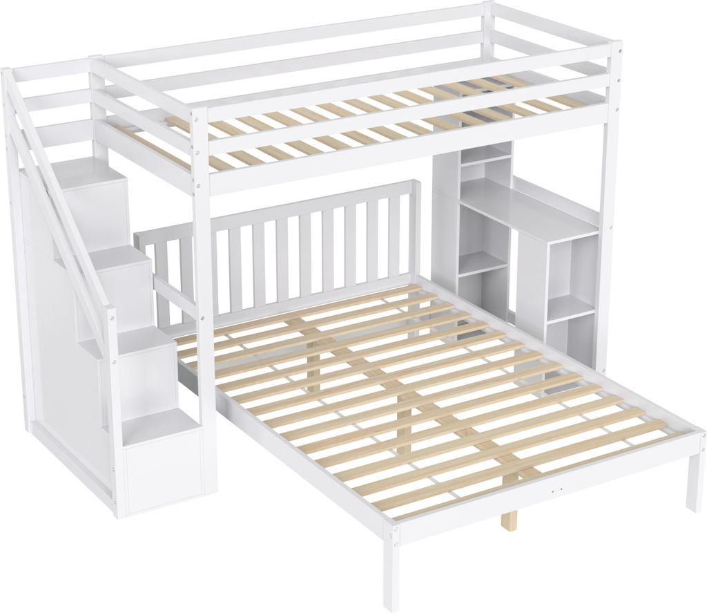 Flieks patrová postel 90x200/140x200 s psacím | Kaufland.cz