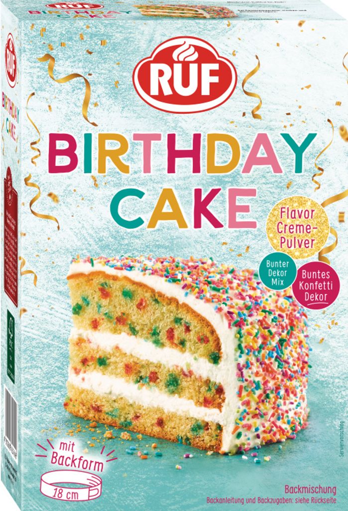 RUF Birthday Cake Backmischung