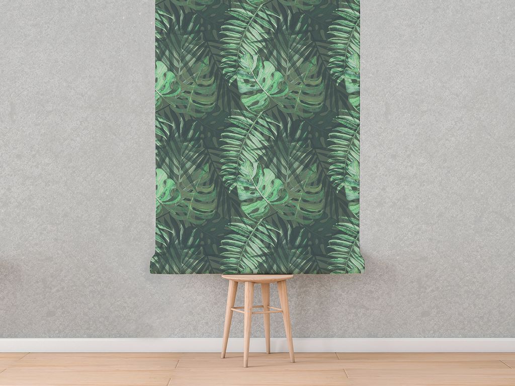 Coloray Fototapete 152x104 cm Latextapete Magicstick - Blätter Monstera