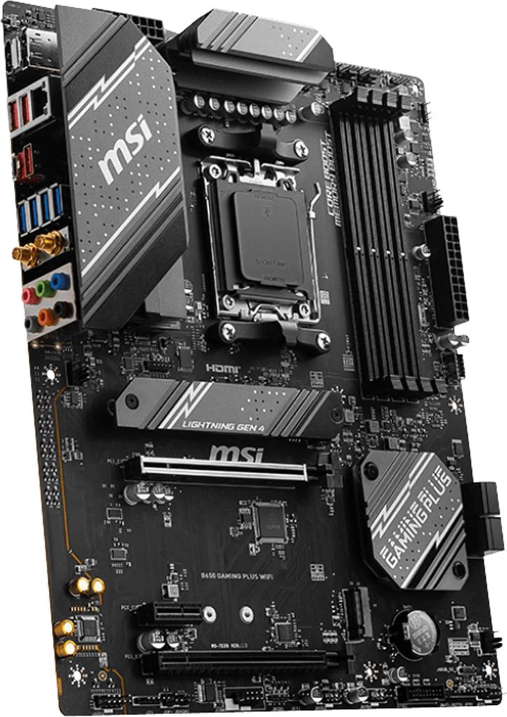 MSI 7E26-001R B650 GAMING PLUS WIFI Motherboard AMD B650 Produktbild 