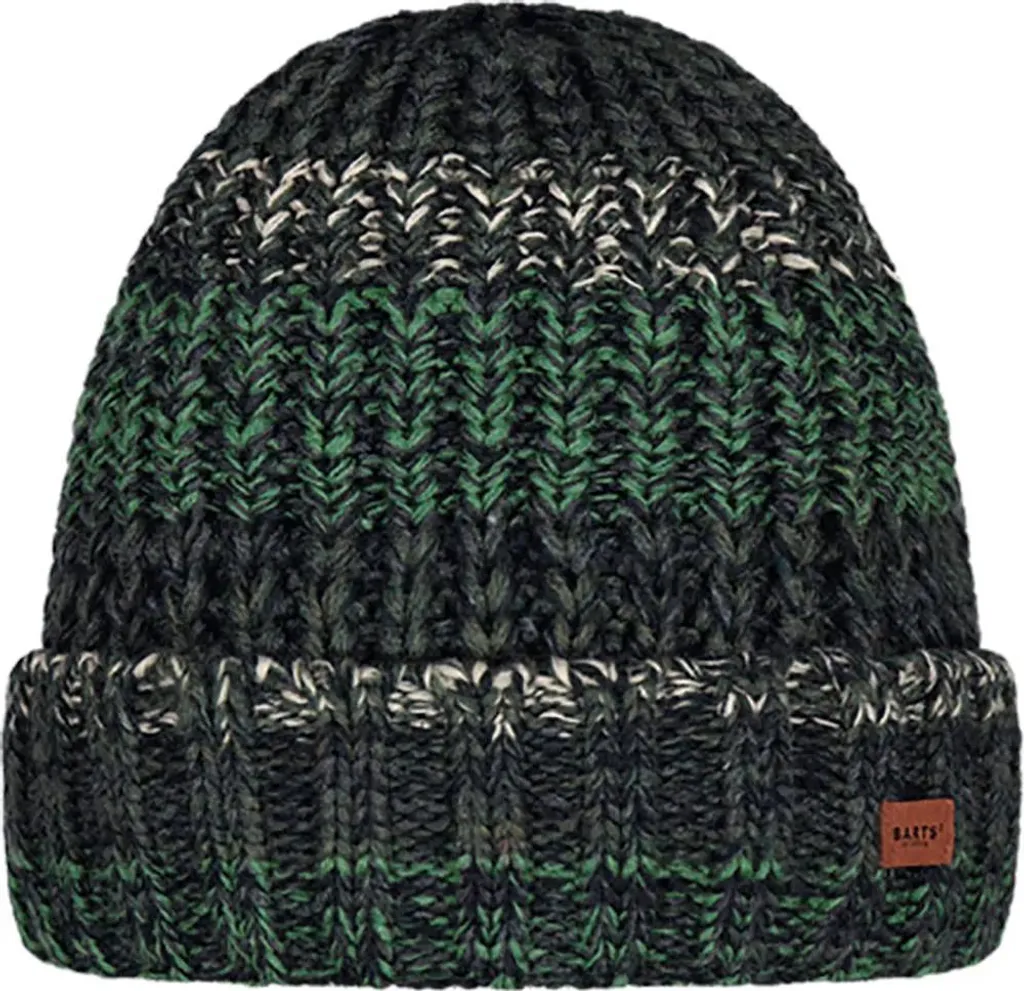 Bonnet en maille côtelée Barts Akotan Vert pour une protection hivernale