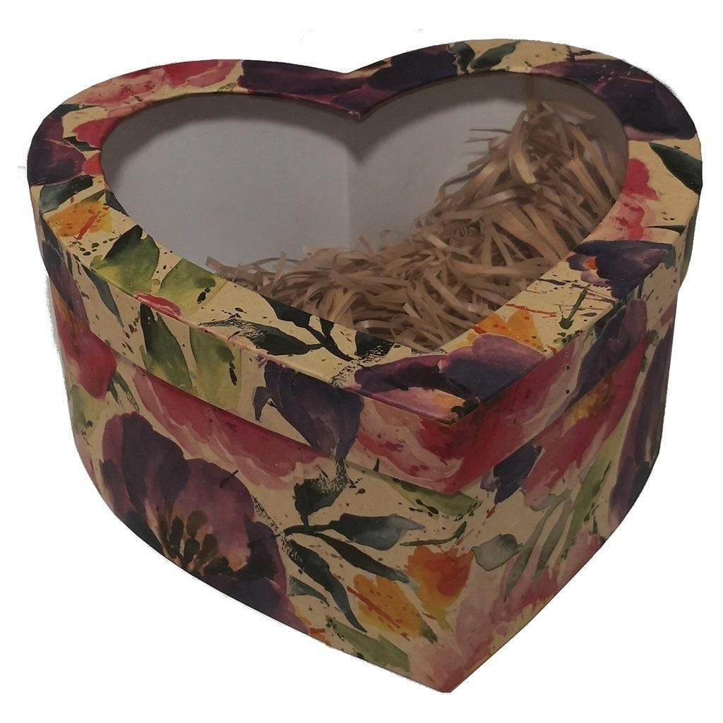 Kraftkarton-Schachtel „Passion Flowers“ mit Herzmotiv – Das Gelobte Land