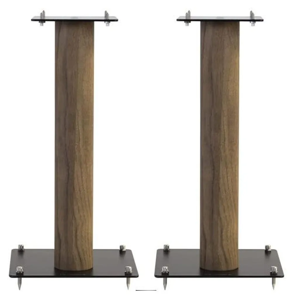 Pieds Enceinte Norstone Stylum 1 avec Pointes de Découplage Oak/Black - 3