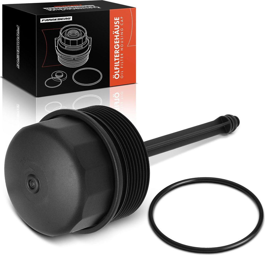 Frankberg 1x Ölfiltergehäuse Deckel für BMW 3er E46 E90 E91 1er E87 5er E60 E61 2.0L