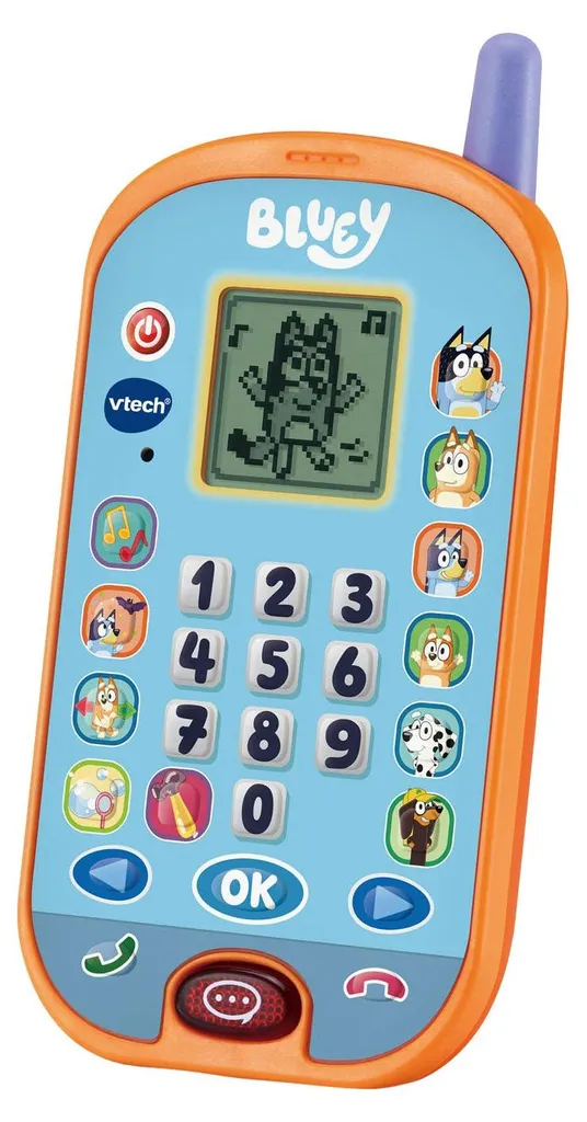 VTech Bluey Smartphone - Téléphone Jouet Éducatif pour Enfants de 3 Ans