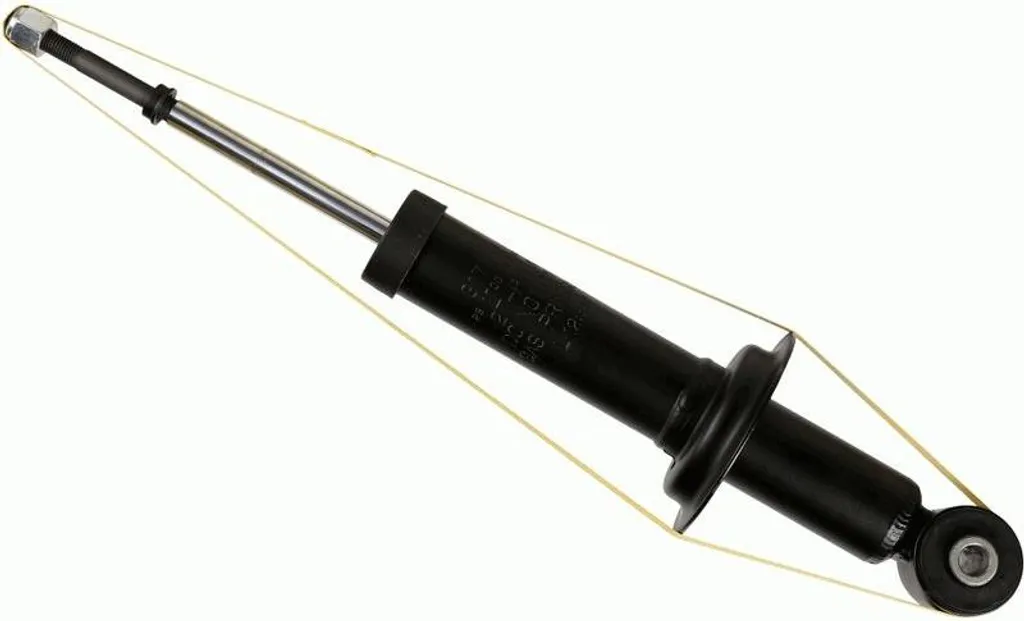 Amortisseur arrière à gaz SACHS 317 617 compatible Outlander II et III
