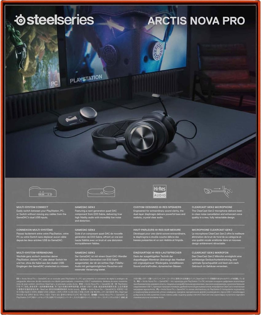 SteelSeries Arctis Nova Pro Wireless 61520 per PC e Immagine del prodotto 