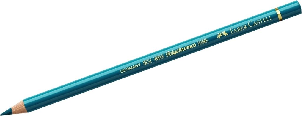 Künstlerfarbstift Polychromos heliotürkis Packung mit 6 Stück