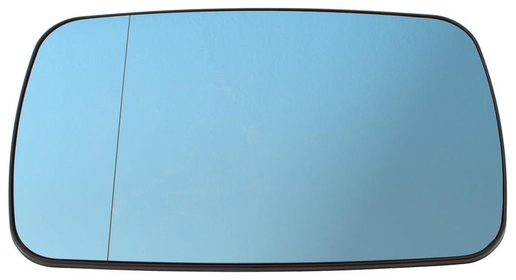 BMW 5 E39 97-04 Spiegeleinsatz BEHEIZT BLAU links = rechts