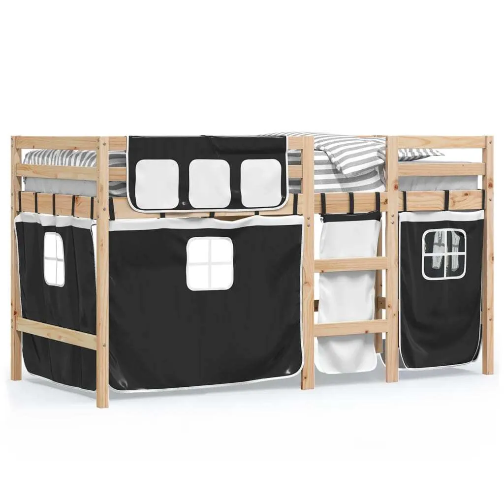 Sécurisez le sommeil de votre enfant avec ce lit surélevé 90x190 Pin