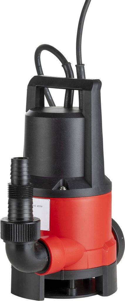 Schmutzwasser- Tauchpumpe, 400W Eintauchtiefe max. Tiefe: 5m
