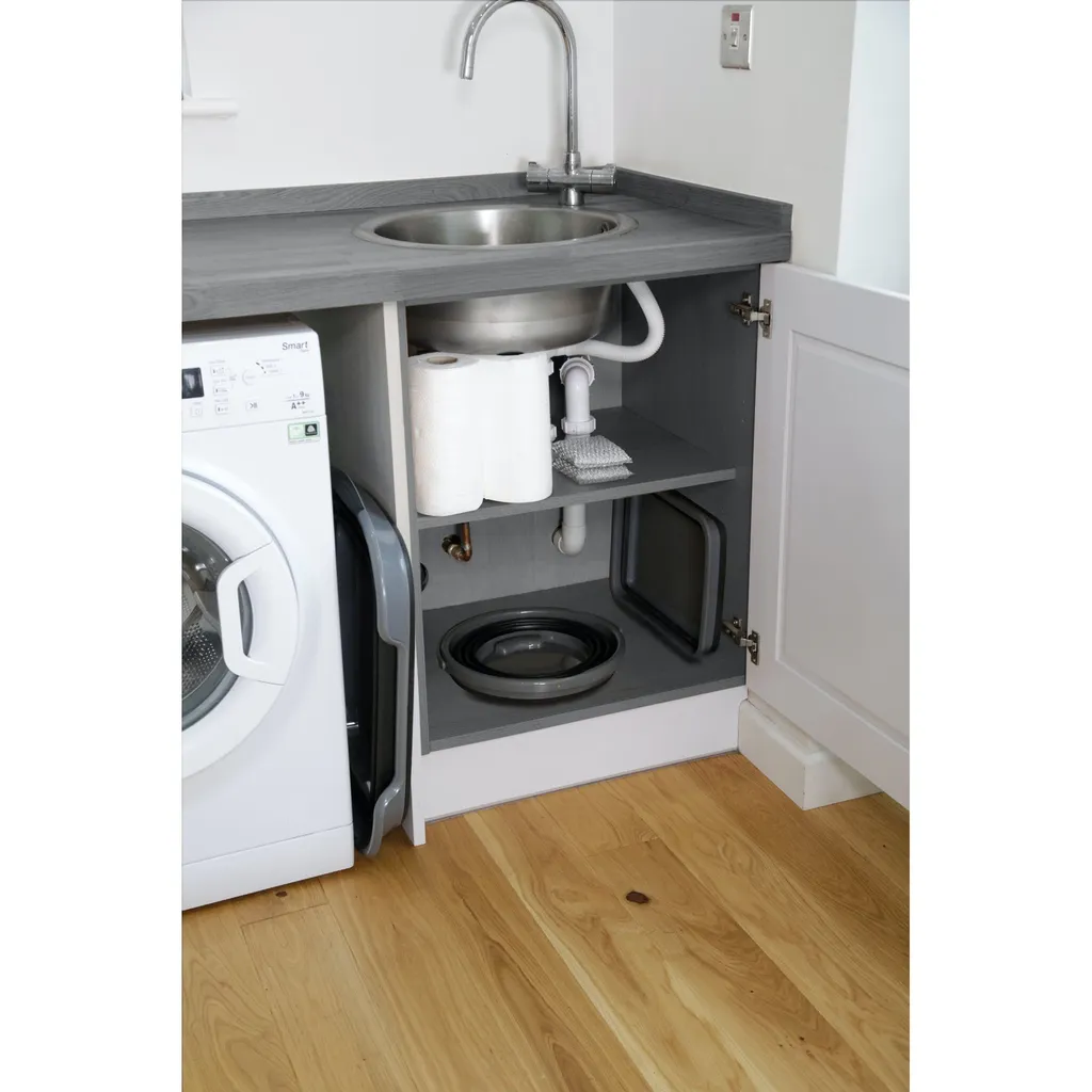 Corbeille à linge pliable MasterClass 60x40cm - Gain de place optimal - 4