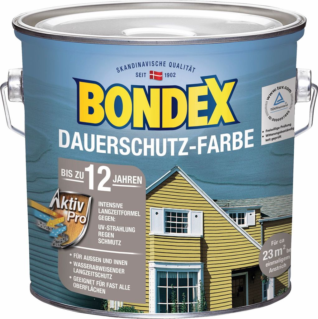 Bondex Dauerschutz-Farbe Cre.w/Cha. 2,5L