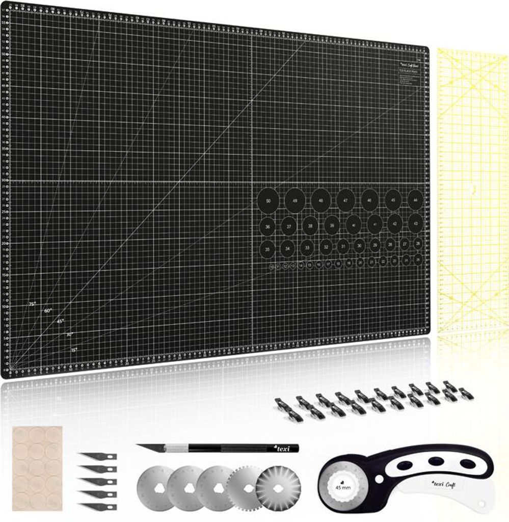 Texi Podložka na řezání 90 x 60 cm Black Obrázek produktu 