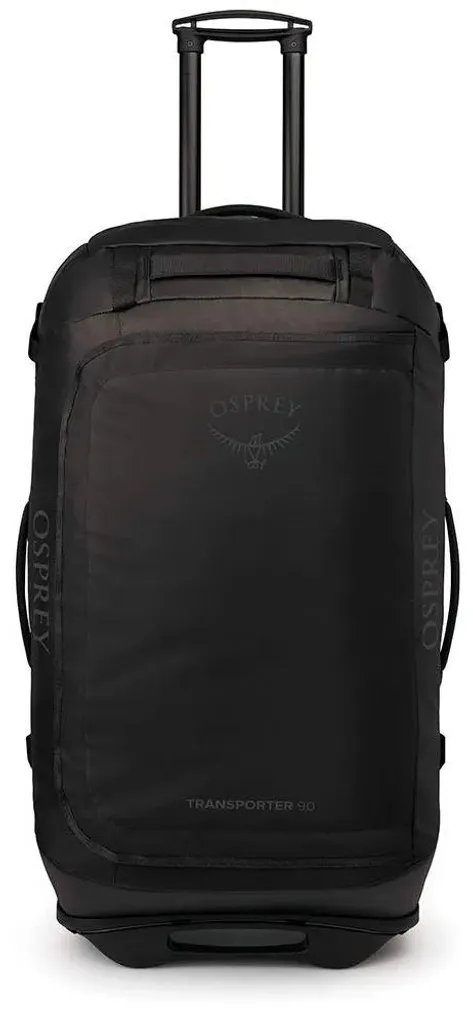 Valise Duffel 90L Osprey Transporter Noir : Robustesse pour Bagages Lourds