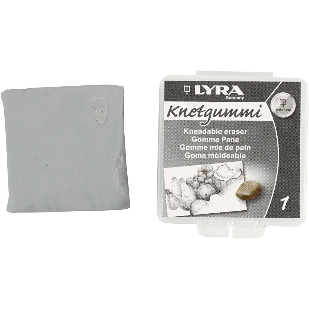 Lyra Knetradierer, Größe 30x30x10 mm, 1 Stück
