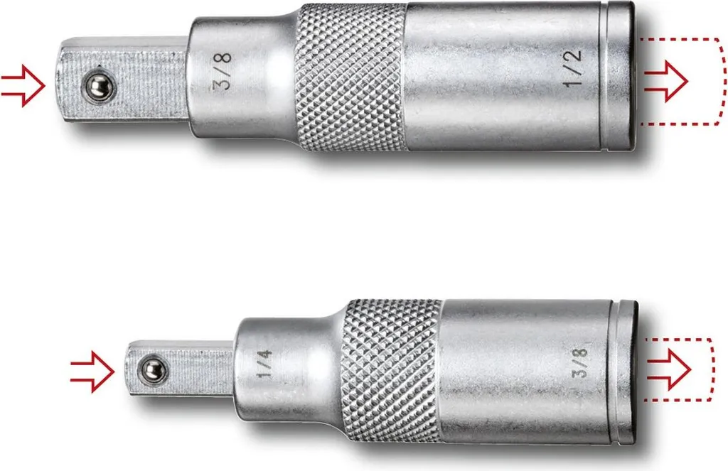 Adaptateurs 6en2 GEDORE red R67131002 en acier chrome-vanadium durable