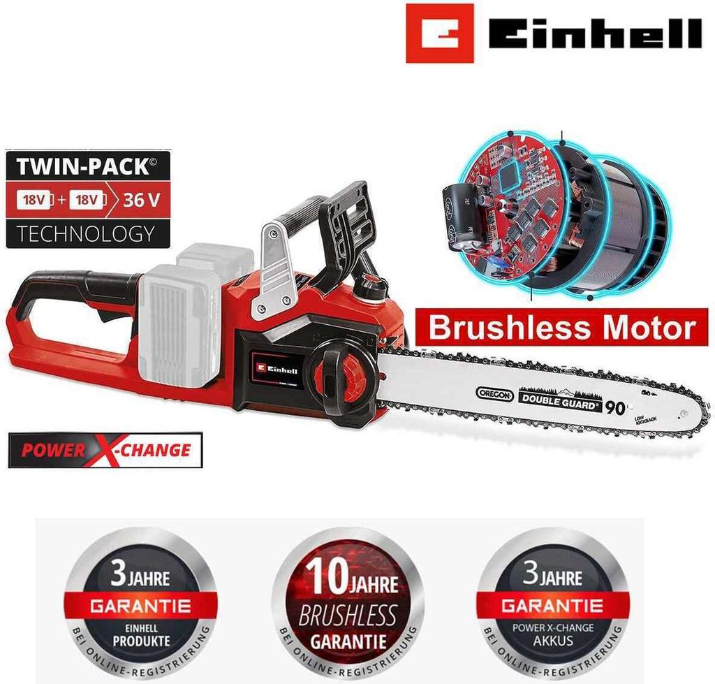 Einhell Professional Akku-Kettensäge GP-LC 36/35 Li-36 V Produktbild 