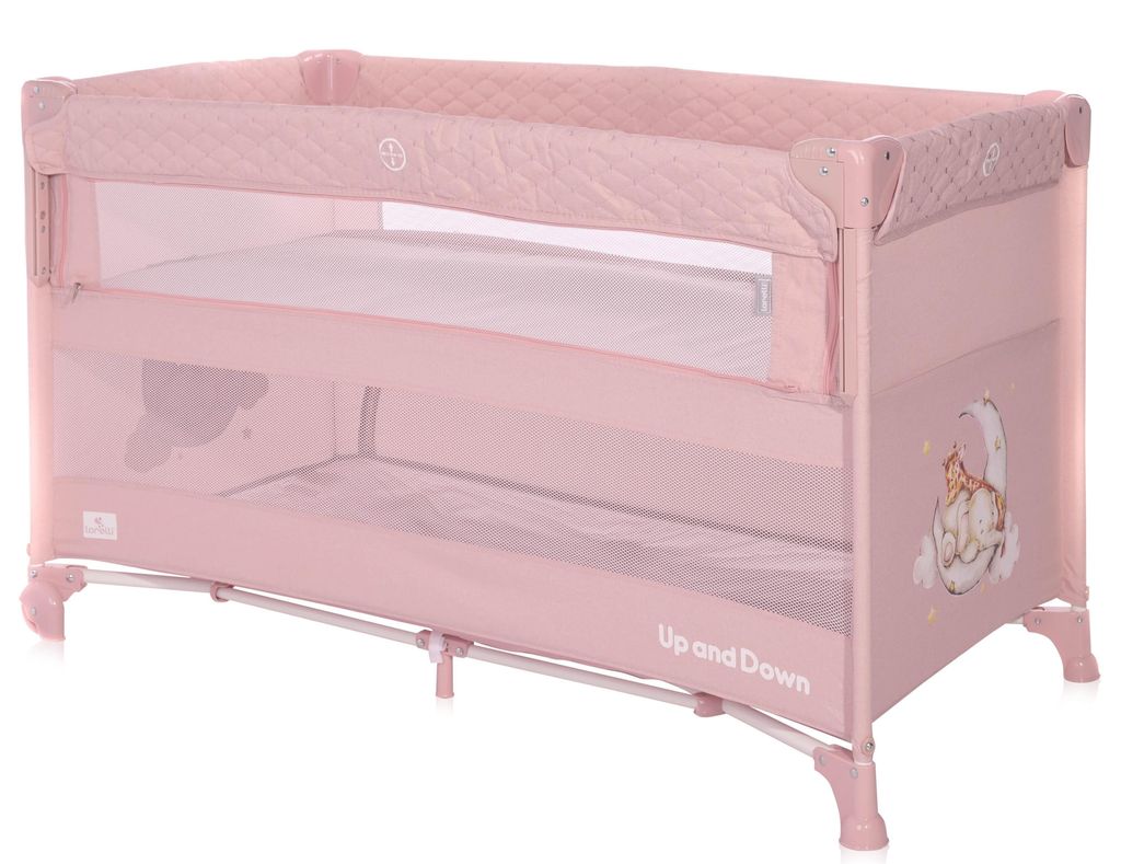 Dvojhĺbková postieľka Lorelli - Up and Down, Mellow Rose Obrázok produktu 