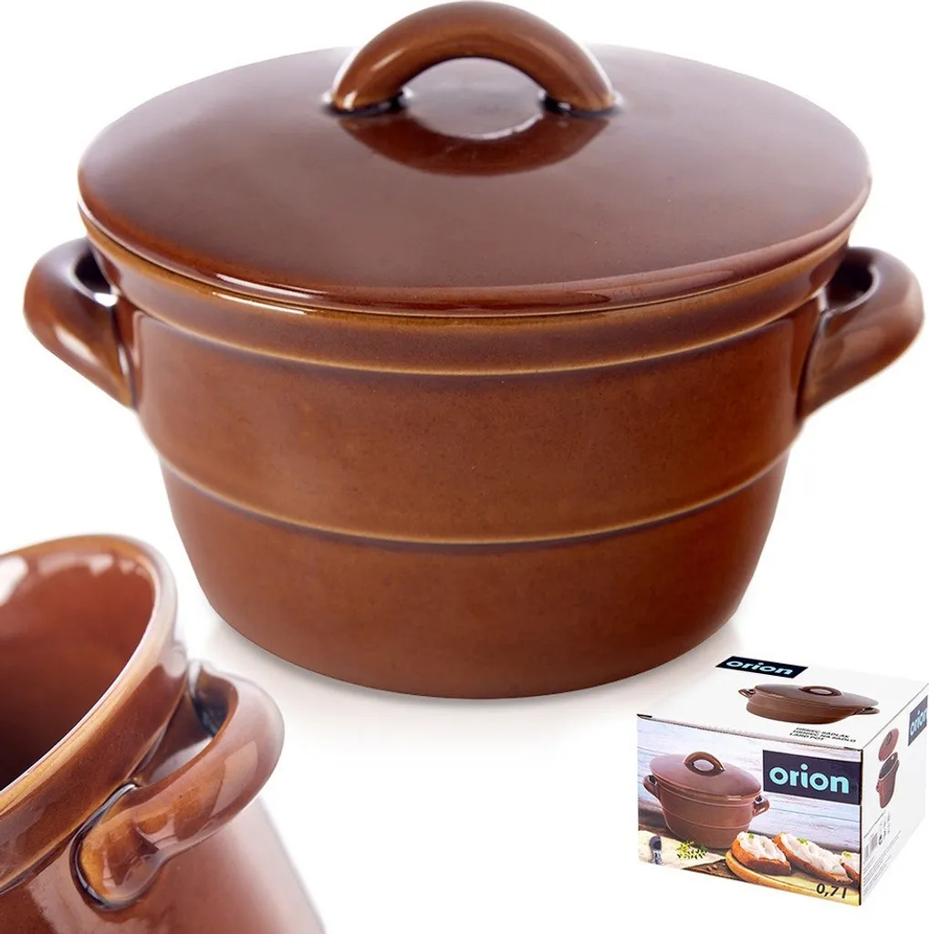 Orion contenitore da cucina con coperchio Vaso di stoccaggio in ceramica Vaso di ceramica 650 ml
