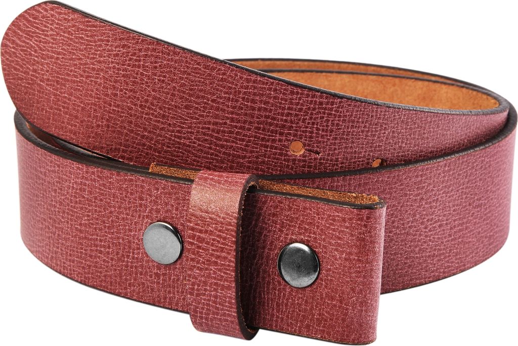 Leonardo Verrelli Echt Leder Gürtel, altrosa, Länge 80 cm